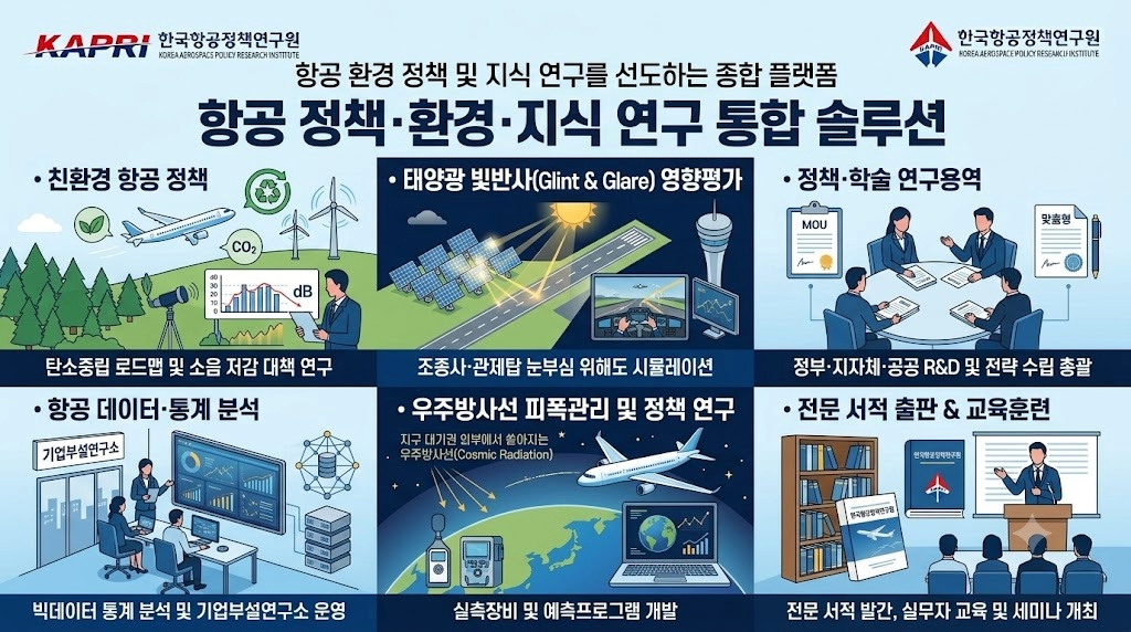 항공 환경 정책 및 학술 연구 용역 안내